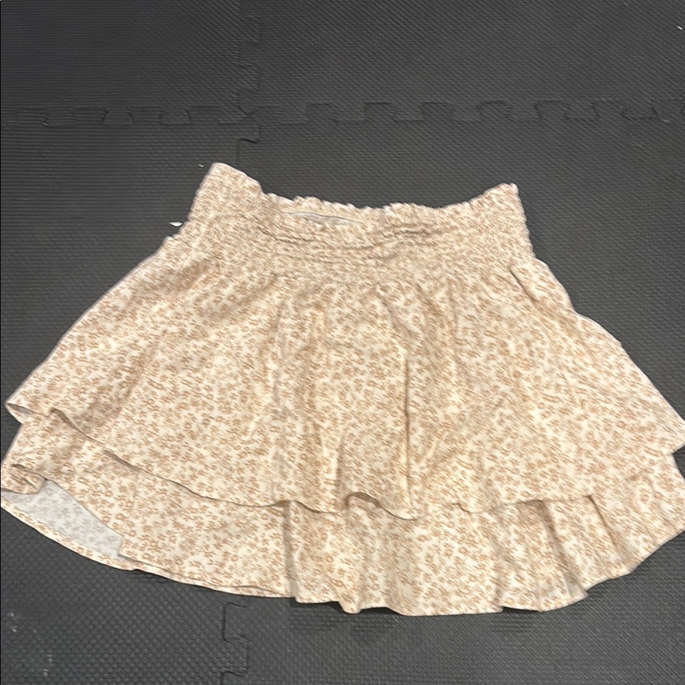 Floral Cream Skirt